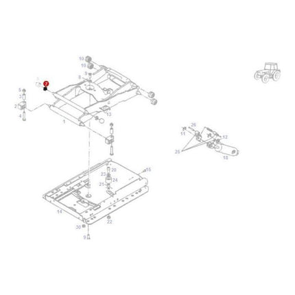 Felt Seal - F312500030150 - Massey Tractor Parts