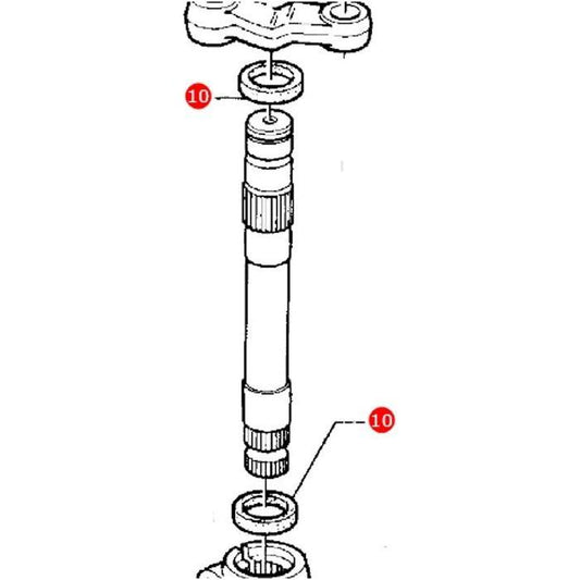 Felt Washer - 196079M1 - Massey Tractor Parts