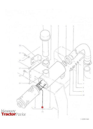 Massey Ferguson Filter Air Inner - 1678295M1 | OEM | Massey Ferguson parts | Engine Air-Massey Ferguson-Engine & Filters,Engine Air,Farming Parts,Filters,Tractor Parts