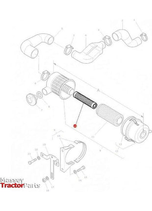 Massey Ferguson Filter Air Inner - 3901465M2 | OEM | Massey Ferguson parts | Engine Air-Massey Ferguson-Engine & Filters,Engine Air,Farming Parts,Filters,Tractor Parts