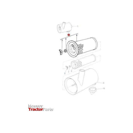 Massey Ferguson Filter Air Outer - 1678308M92 | OEM | Massey Ferguson parts | Engine Air-Massey Ferguson-Engine & Filters,Engine Air,Farming Parts,Filters,Tractor Parts