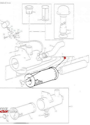 Massey Ferguson Filter Air Outer - 1886637M91 | OEM | Massey Ferguson parts | Engine Air-Massey Ferguson-Engine & Filters,Engine Air,Farming Parts,Filters,Tractor Parts