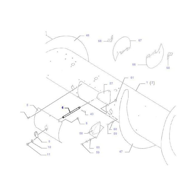 Finger - D28283815 - Massey Tractor Parts