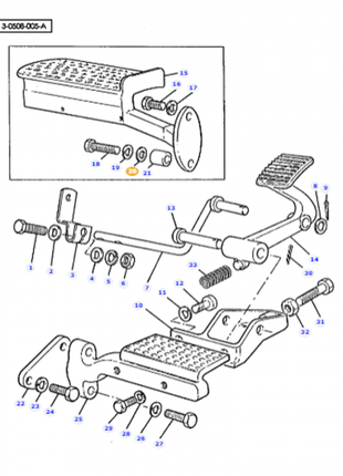 Flat Washer - 353757X1 - Massey Tractor Parts