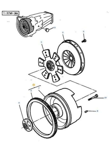 Flywheel - 3382980M91 - Massey Tractor Parts