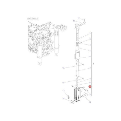 Fork - 3616224M2 - Massey Tractor Parts