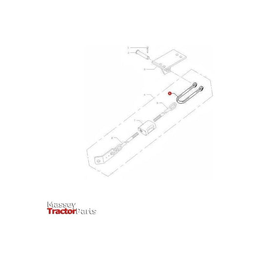 Fork Stabiliser - 490465M1 | OEM |  parts | Linkage-Massey Ferguson-Farming Parts,Linkage,PTO & Linkage,Stabilisers,Tractor Parts