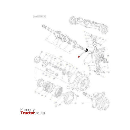 Massey Ferguson Front Axle Seal - 3428521M2 | OEM | Massey Ferguson parts | Axles & Power Transmission-Massey Ferguson-4WD Parts,Axles & Power Train,Farming Parts,Front Axle & Steering,Tractor Parts