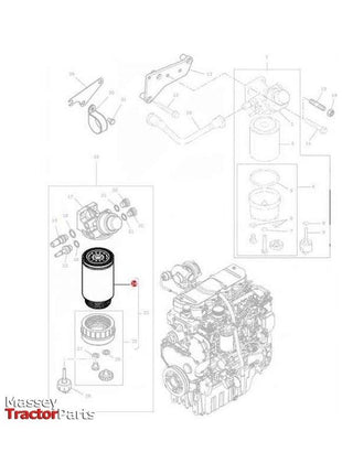 Massey Ferguson Fuel Filter - 4226708M1 | OEM | Massey Ferguson parts | Fuel-Massey Ferguson-Engine & Filters,Farming Parts,Filters,Fuel,Tractor Parts