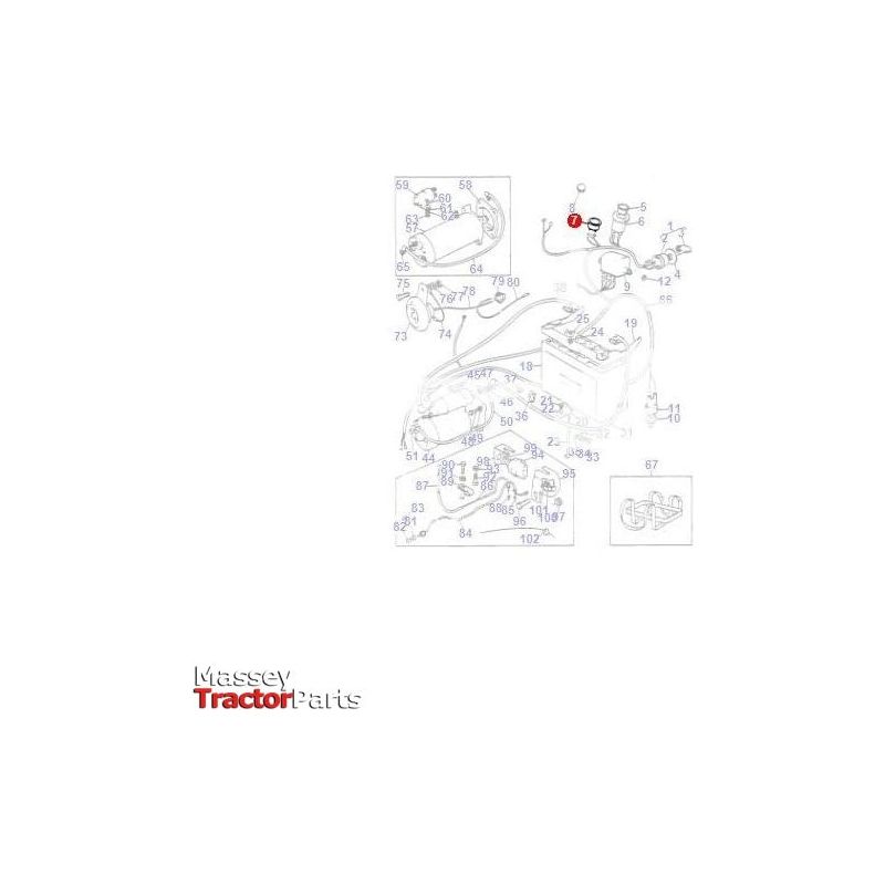 Massey Ferguson Fuel Gauge - 894844M1 | OEM | Massey Ferguson parts | Instrument Panels-Massey Ferguson-Engine Electrics and Instruments,Farming Parts,Fuel,Gauges & Related Components,Lighting & Electrical Accessories,Tractor Parts