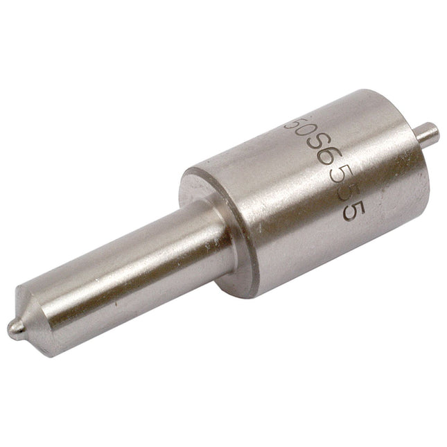 A close-up of the metallic Sparex Fuel Injector Nozzle (Sparex Part No. S.60251) with a cylindrical shape and engraved text, designed specifically for Massey Ferguson and Landini 6500 models.