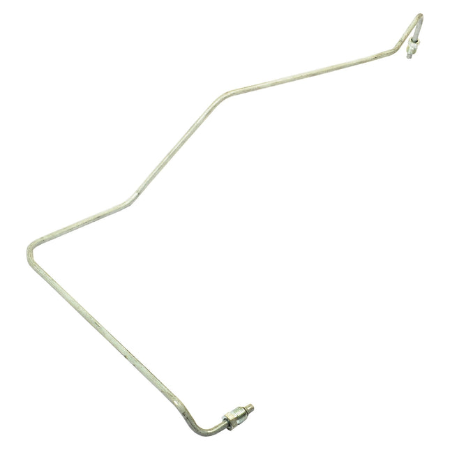Fuel Pipe | Sparex Part No.S.43882, a metallic pipe with a connector on one end and a bent structure, designed to fit seamlessly with Massey Ferguson's injection pump systems.