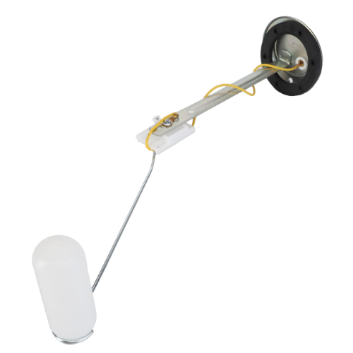 The AGCO Massey Ferguson - Fuel Sender Unit - 1678518M2, featuring a metal rod and float, is designed specifically for the Massey Ferguson 600 Series tractors.