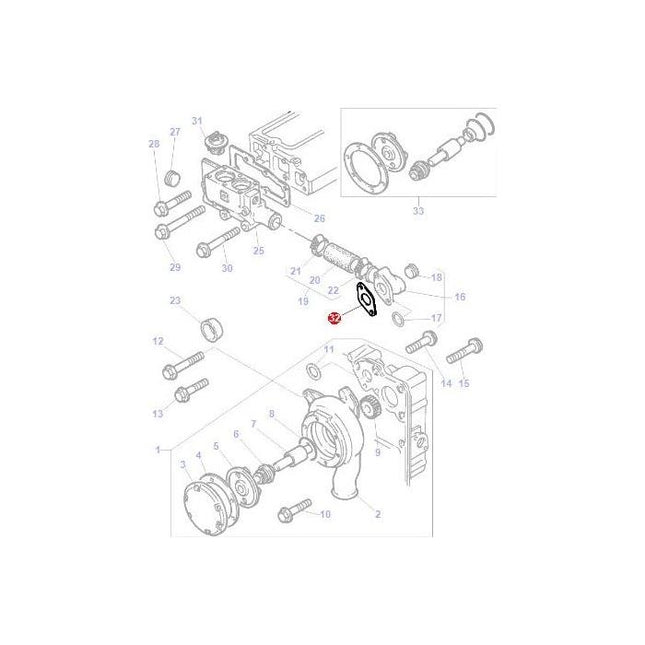 Gasket - 3638698M1 - Massey Tractor Parts