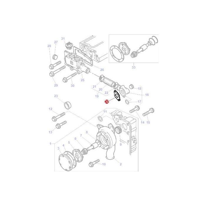 Gasket - 3638698M1 - Massey Tractor Parts