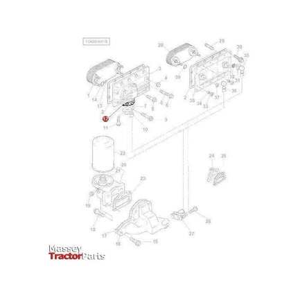Massey Ferguson Gasket - 3641287M1 | OEM | Massey Ferguson parts | Gaskets-Massey Ferguson-Engine & Filters,Engine Parts,Exhaust & Manifold Gaskets,Farming Parts,Gaskets,Tractor Parts