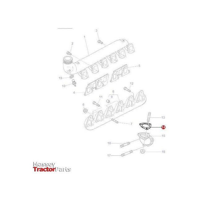 Gasket - 4222718M1 - Massey Tractor Parts