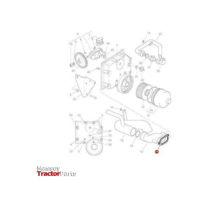 Massey Ferguson Gasket - 4308296M1 | OEM | Massey Ferguson parts | Hydraulic Pumps-Massey Ferguson-2WD Parts,Axles & Power Train,Brakes,Engine & Filters,Engine Parts,Farming Parts,Front Axle & Steering,Fuel Delivery Parts,Fuel Pumps & Components,Gaskets,Gaskets & Seals,Hydraulics,Rear Axle,Seals & Gaskets,Steering Columns & Components,Tractor Hydraulic,Tractor Parts,Transmission