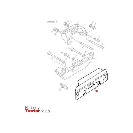 Massey Ferguson Gasket Exhaust/Inlet - 3637343M1 | OEM | Massey Ferguson parts | Exhaust & Manifold Gaskets-Massey Ferguson-Engine & Filters,Exhaust Parts,Farming Parts,Manifolds & Accessories,Tractor Parts