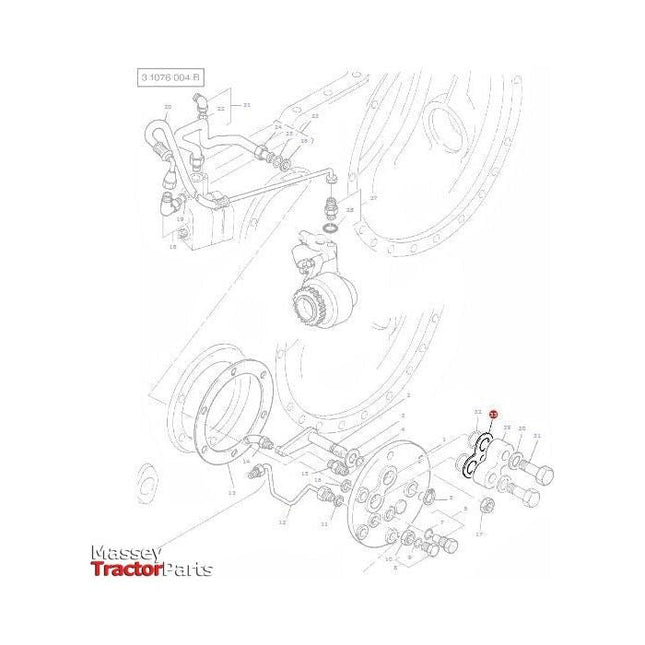Gasket Side Plate - 1864626M1 - Massey Tractor Parts