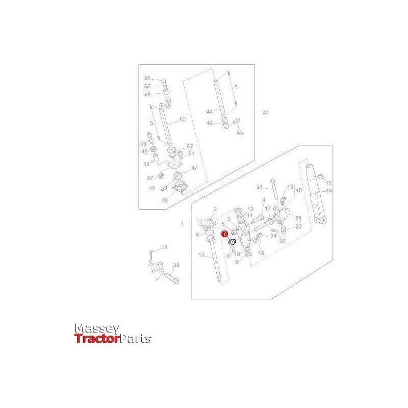Massey Ferguson Gear - 181345M2 | OEM | Massey Ferguson parts | Linkage-Massey Ferguson-Farming Parts,Levelling Boxes & Components,Linkage,PTO & Linkage,Replacement Components,Tractor Parts