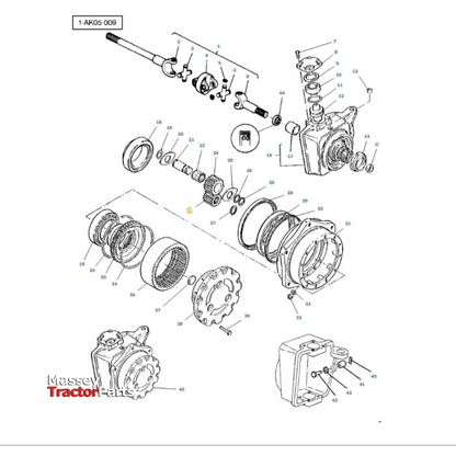 Massey Ferguson Gear - 3426876M1 | OEM | Massey Ferguson parts | Hydraulic Pumps-Massey Ferguson-4WD Parts,Axles & Power Train,Drive Shafts & Gears,Farming Parts,Front Axle & Steering,Gears,Tractor Parts