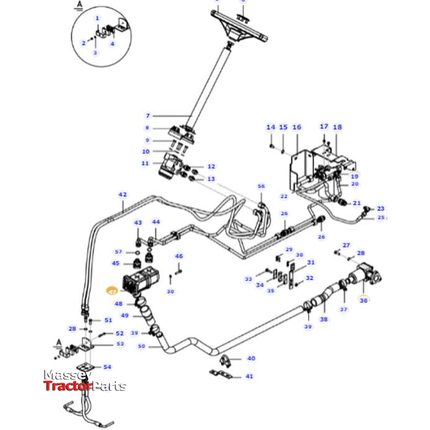 Massey Ferguson Gear Pump - 6262009M91 | OEM | Massey Parts-Massey Ferguson-Farming Parts,Hydraulic Pumps,Hydraulics,Tractor Hydraulic,Tractor Parts