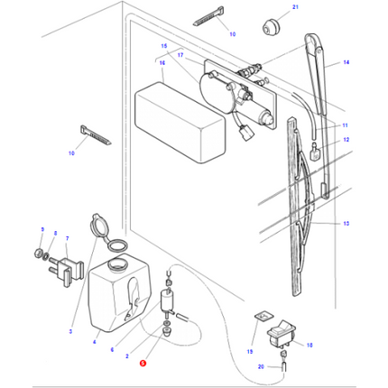 Grommet - 1897100M1 - Massey Tractor Parts