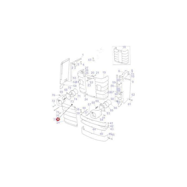 Grommet - 828301M1 - Massey Tractor Parts
