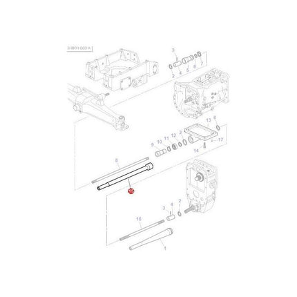 Guard Shaft - 3800306M1 - Massey Tractor Parts