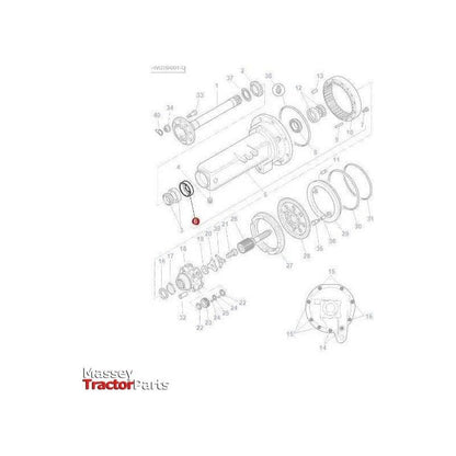 Massey Ferguson Guide Bush - 3382212M2 | OEM | Massey Ferguson parts | Axles & Power Transmission-Massey Ferguson-Axles & Power Train,Farming Parts,Rear Axle,Rear Differential Parts,Tractor Parts