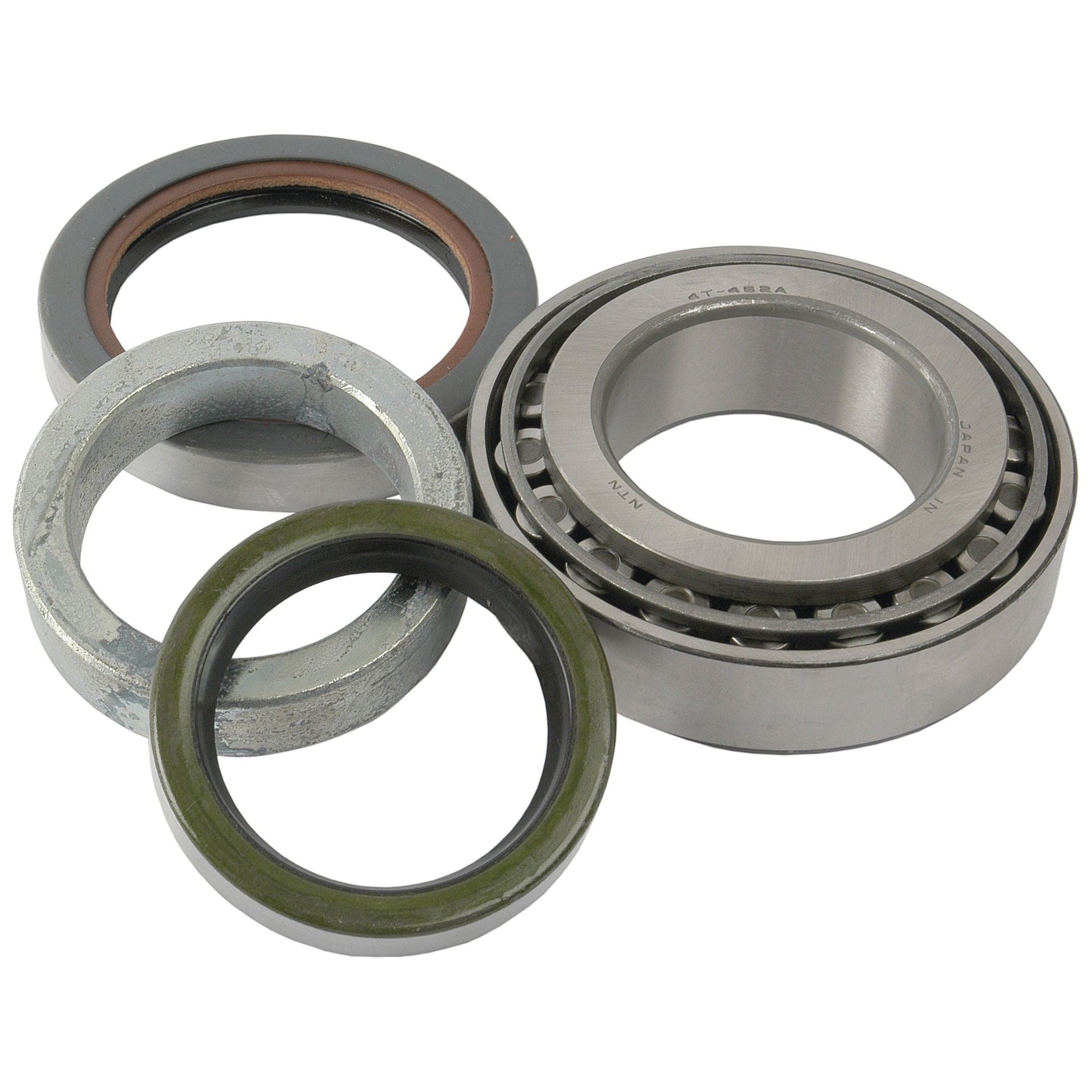 The Sparex Half Shaft Repair Kit, Part No. S.5948, includes essential mechanical components such as two seals, one taper rolling bearing, and one retaining ring. This kit is perfect for maintaining the performance of your Massey Ferguson equipment.