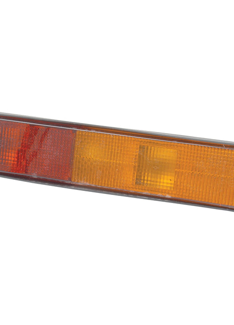 The Sparex Rear Combination Light (Halogen) S.56108 features a rectangular design with red, amber, and white sections. It includes a durable polycarbonate lens and supports Brake, Tail, and Indicator functions for both RH & LH at 12/24V.