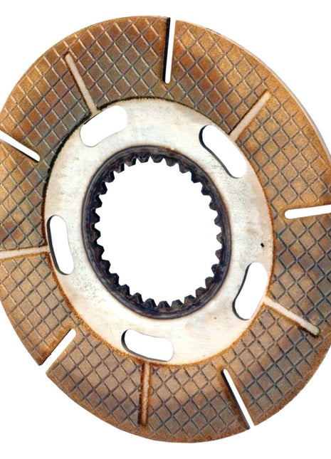 Sparex offers a Handbrake Friction Disc, featuring a round metal disc with a sintered lining and multiple slots, OD of 135.5mm, and a central gear-like hole with 29 splines (S.43463).