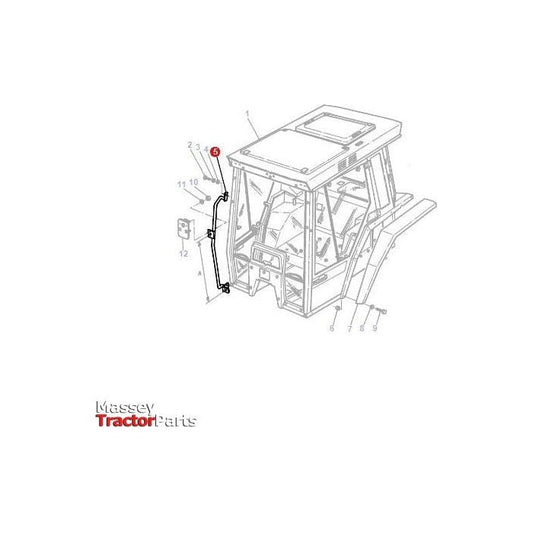 Handle R/H - 3582532M91 - Massey Tractor Parts