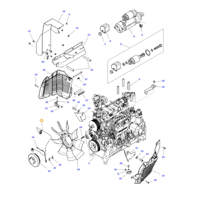 Harness - 4374489M1 - Massey Tractor Parts