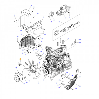 Harness - 4374489M1 - Massey Tractor Parts