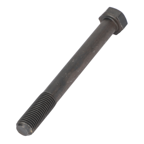 A black metal hex bolt with threading on one end, commonly used in the Massey Ferguson 200 Series tractor, is the AGCO Massey Ferguson Head Stud - 1476086X1.