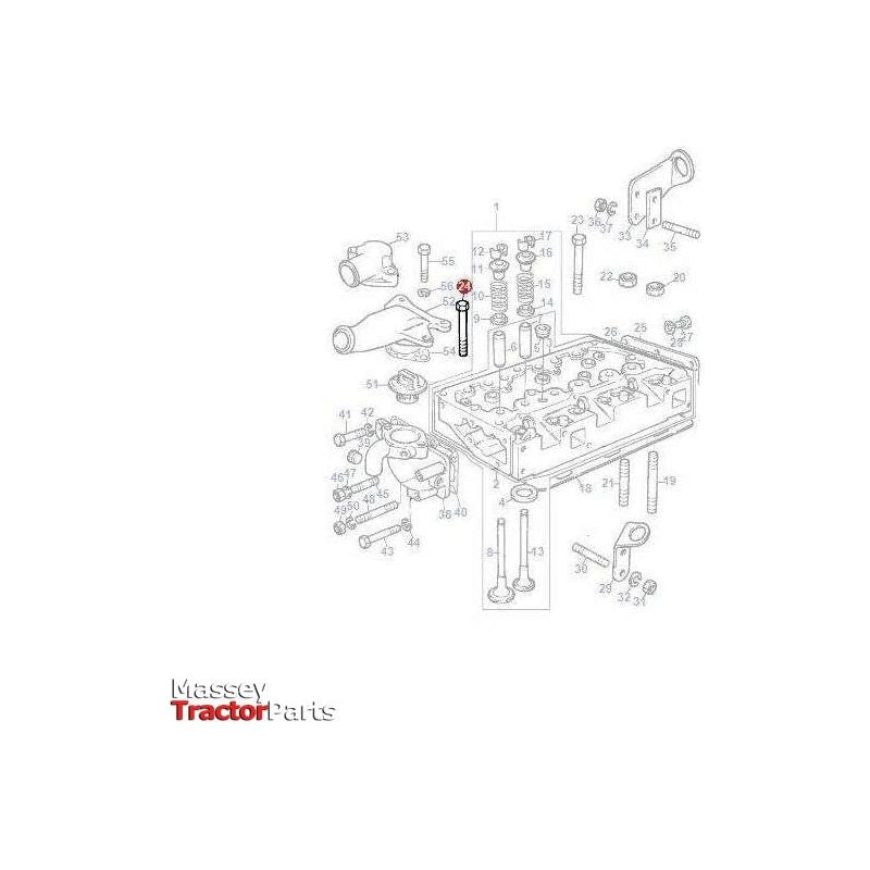 Massey Ferguson Head Stud - 1476265X1 | OEM | Massey Ferguson parts | Engine Parts-Massey Ferguson-Cylinder Head Components,Cylinder Head Studs & Bolts,Engine & Filters,Engine Parts,Farming Parts,Tractor Parts