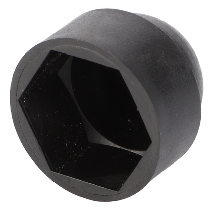 The Massey Ferguson - Helmet - 3619609M1 by AGCO is a black, hexagonal metal socket from the 200 Series, designed for turning nuts and bolts.