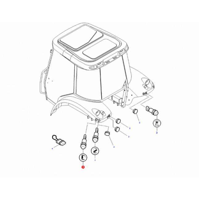 Hitch Up Switch - ACW151746A / 3714137M1 - Massey Tractor Parts