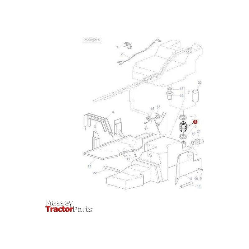Massey Ferguson Hose - 3714794M1 | OEM | Massey Ferguson parts | Fuel Pipes-Massey Ferguson-Engine & Filters,Farming Parts,Fluid & Fuel Delivery & Storage,Fuel Delivery Parts,Fuel Tank,Fuel Tanks,Hoses,Oil & Fuel Hose,Tractor Parts,Water Extractors,Workshop & Merchandising,Workshop Consumables