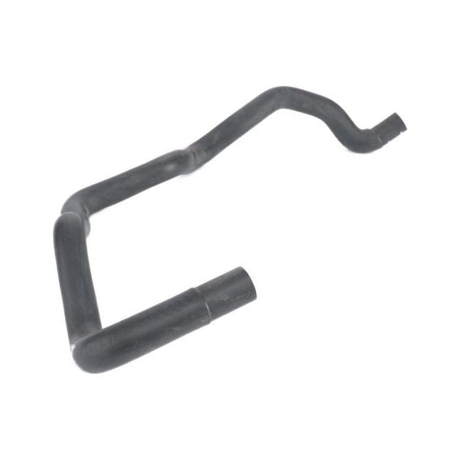 Image of an AGCO black rubber hose, model 4225378M1, featuring several bends and a smooth surface. This hose is commonly used in automotive or industrial applications for fluid or air transfer and is suitable for Massey Ferguson 4270 models.