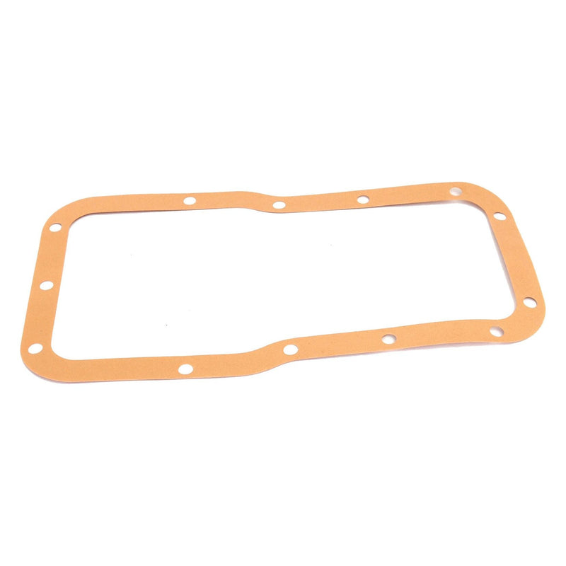 The Hydrauilc Lift Cover Gasket, Sparex Part No. S.40816, is depicted. This rectangular gasket features multiple holes along its edges and is designed for use in Massey Ferguson and Landini machinery. The gasket is brown and seems to be made from a flexible material.