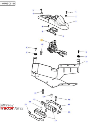 Massey Ferguson Hydraulic Control - 4289763M2-Massey Ferguson-