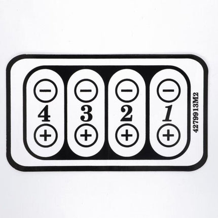 Hydraulic Decal - 4279913M2 - Massey Tractor Parts