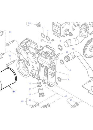 Hydraulic Filter - 4300400M1 - Massey Tractor Parts