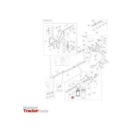 Light Grey T-shirt with Tractor Print - X993322010-Massey Ferguson-Clothing,t-shirt