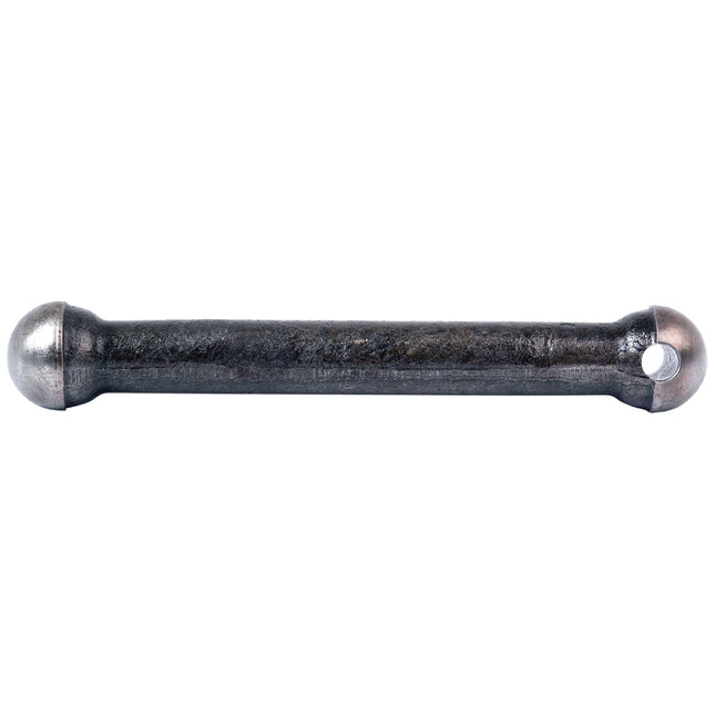 A Hydraulic Lift Rod with spherical ends and a small hole through one end, compatible with Massey Ferguson hydraulic lift systems, available as Sparex Part No.S.66195 from the brand Sparex.