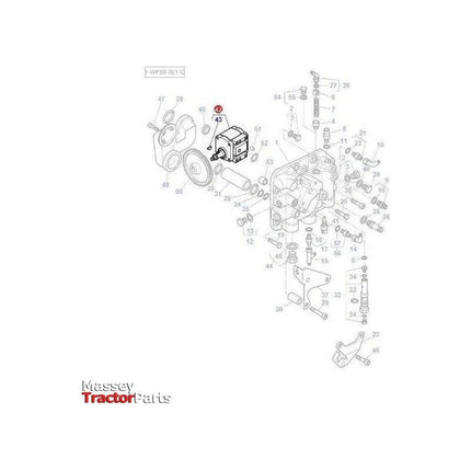 Massey Ferguson Hydraulic Pump - 3797115M3 | OEM | Massey Ferguson parts | Hydraulic Pumps-Massey Ferguson-Farming Parts,Hydraulic Pumps,Hydraulic Pumps & Motors,Hydraulics,Tractor Parts